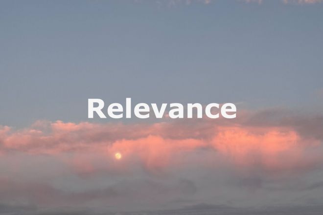 SL014 Recognizing Relevance