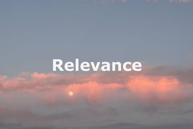 SL014 Recognizing Relevance